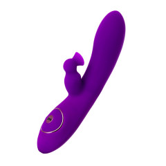 Силиконовый вибратор с посасыванием клитора