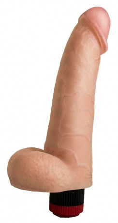 Вибратор реалистик с ярко выраженной головкой HUMAN COPY 8