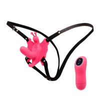Бабочка на ремешках с вибрацией для клитора и точки G Ultra Passionate Harness