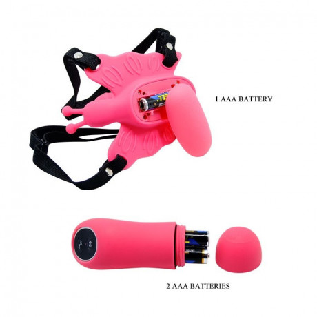 Бабочка на ремешках с вибрацией для клитора и точки G Ultra Passionate Harness