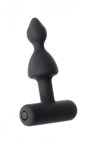 Силиконовая анальная втулка с вибропулей Erotist