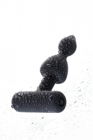 Силиконовая анальная втулка с вибропулей Erotist