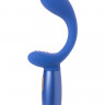 Синий вибратор из эластичного силикона с двумя сменными насадками Le Stelle PERKS SERIES EXC