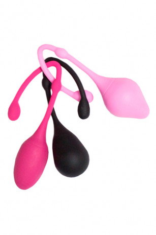 Набор из трех вагинальных шариков разного веса Trifid Balls