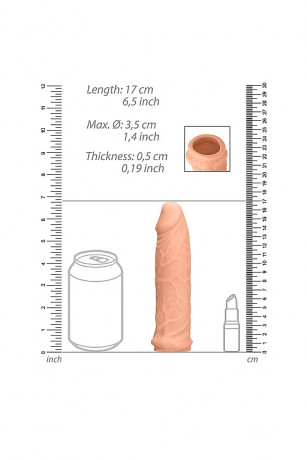 Насадка для увеличения длины и обхвата полового члена Penis Extender