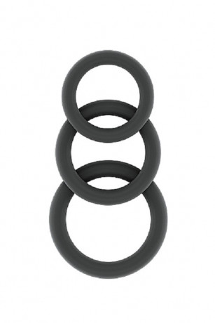 Универсальный комплект из 3 колец разного диаметра 25 Cockring Set