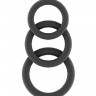 Универсальный комплект из 3 колец разного диаметра 25 Cockring Set
