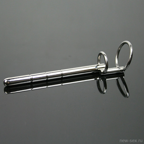 Металлический буж с кольцом на член