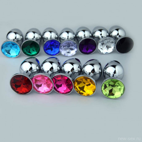 Анальная втулка с кристаллом малая