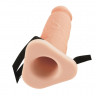 Фаллопротез Silicone Hollow Extension телесный
