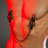 Металлические зажимы крокодилы на цепочке Party Hard Darkside
