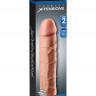 Реалистичная насадка удлинитель пениса Perfect 2 Extension
