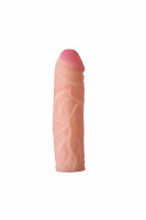 Насадка из кибер кожи в виде члена с коннектором для поясов Харнес