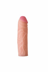 Насадка из кибер кожи в виде члена с коннектором для поясов Харнес