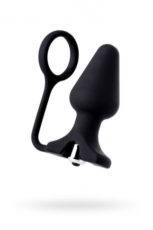 Анальная вибропробка с эрекционным кольцом DISCOVERER