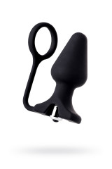 Анальная вибропробка с эрекционным кольцом DISCOVERER