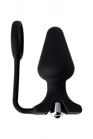Анальная вибропробка с эрекционным кольцом DISCOVERER
