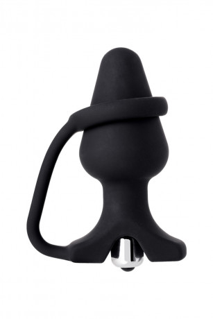 Анальная вибропробка с эрекционным кольцом DISCOVERER