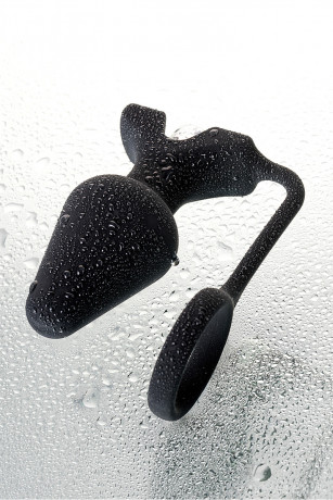 Анальная вибропробка с эрекционным кольцом DISCOVERER