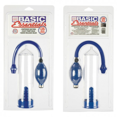 Мужская вакуумная помпа с грушей Basic Essentials