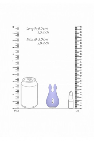 Мощный клиторальный вибромасссажер в виде зайчика Sugar Bunny