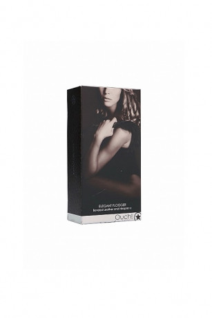 Многохвостая гладкая плеть из тонких полос кожи с деревянной рукояткой  Elegant Flogger