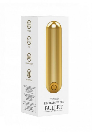 Сверхмощная миниатюрная перезаряжаемая вибропуля BGT 7 Speed Rechargeable Bullet