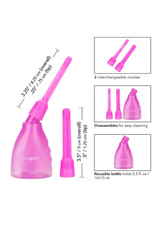 Мощный многоразовый очистительный анальный душ Ultimate Douche