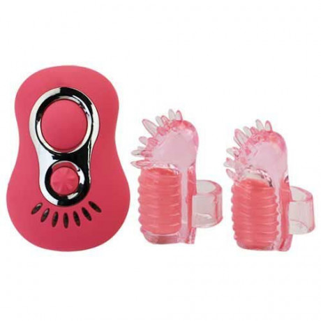 Насадки на палец 2 шт с минивибраторами