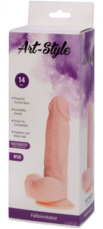 Фаллоимитатор на присоске ART-Style