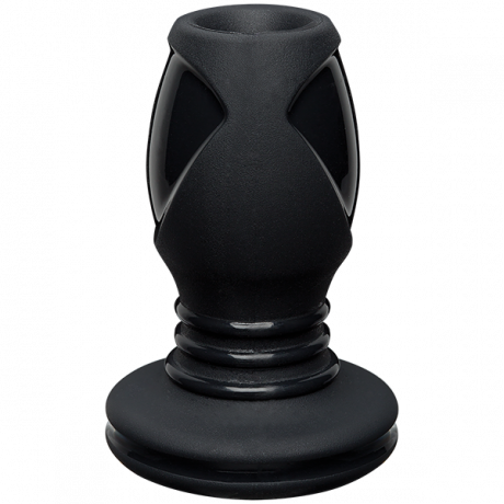 Черная анальная пробка Kink Silicone Plug 3