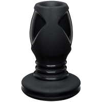 Черная анальная пробка Kink Silicone Plug 3