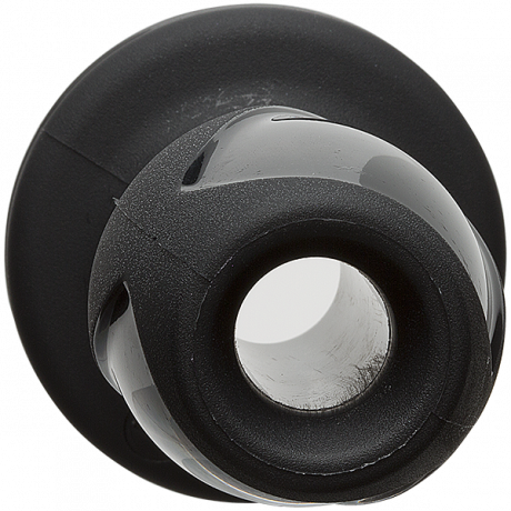 Черная анальная пробка Kink Silicone Plug 3