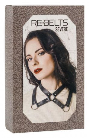 Колье-воротник из ремешков Severe Black