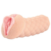 Мастурбатор в форме вагины с рельефным рисунком ELEGANCE