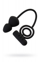 Массажер простаты из нежного силикона с эрекционным виброкольцом