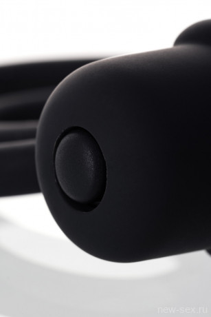 Массажер простаты из нежного силикона с эрекционным виброкольцом