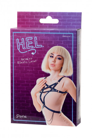 Стреп со звездой из лент в области декольте Dovie