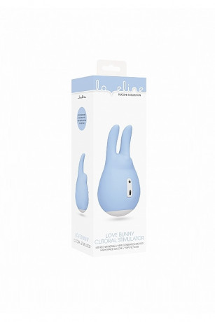 Силиконовый клиторальный вибромассажер с ушками и мощным двигателем Sugar Bunny