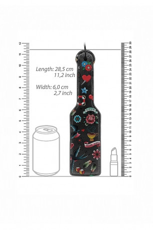 Падл с ярким принтом Printed Paddle Old School Tattoo Style