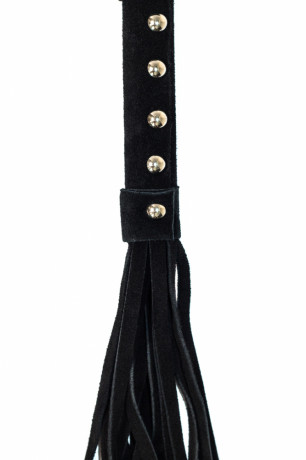 Ударная БДСМ плеть черного цвета Party Hard Fling