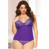 Маечка с мягким лифом и трусики VIOLET PUNCH