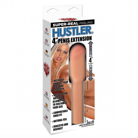 Супер упругая и комфортная насадка для члена для увеличения на 10 см