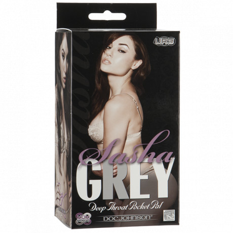 Мастурбатор в форме ротика Саши Грей Sasha Grey Deep Throat Pocket Pal