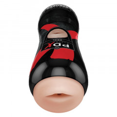 Вибро ротик в тубе из сверх реалистичного материала Vibrating Oral Stroker