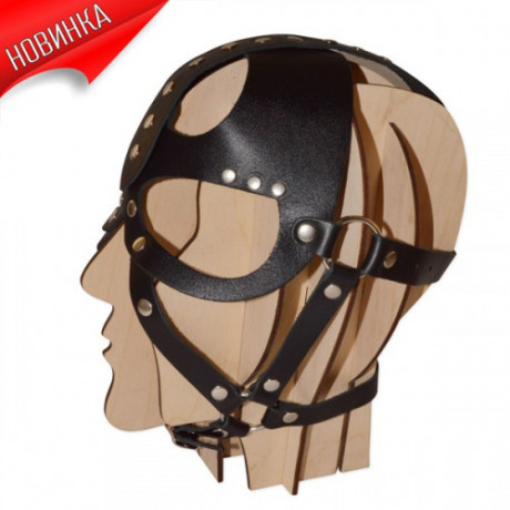 Маска ременная кожаная Лектор