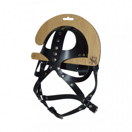 Маска ременная кожаная Лектор