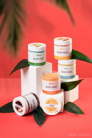 Скраб для тела с ароматом зелёного чая и мяты Yovee