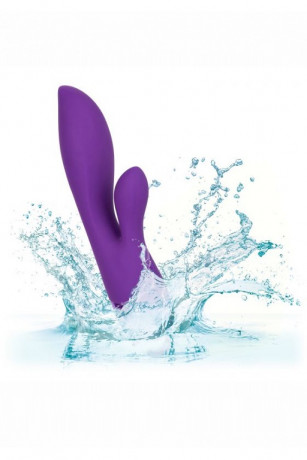 Перезаряжаемый ультра гибкий вибромассажер кролик с двумя мощными моторами Aura Dual Lover