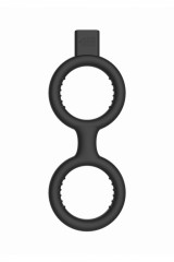 Двойное кольцо с прибором для электростимуляции E-Stimulation Cock Ring with Ballstrap